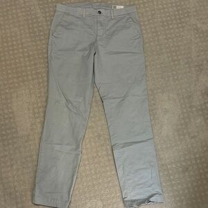 GAP Men's Light Gray Chinos straight leg 34x34